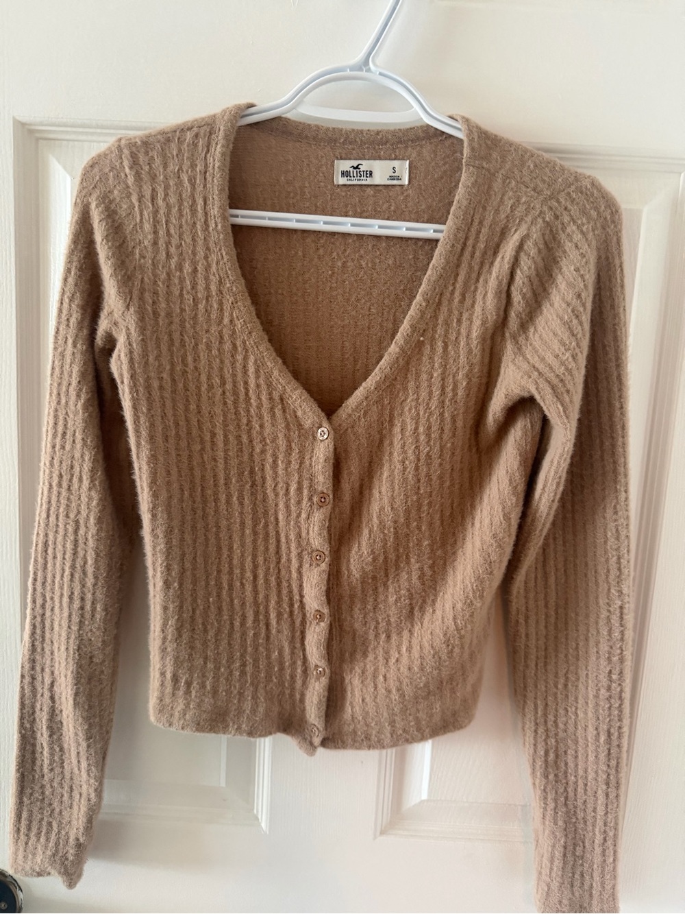 Hollister Camel crop cardigan - Picture 2 of 4